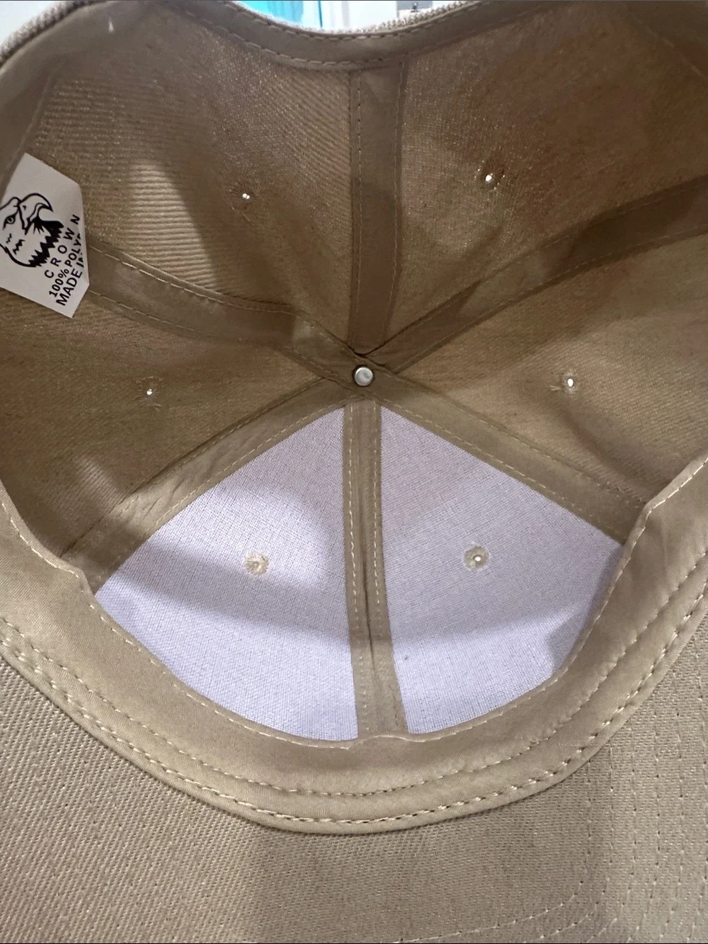 Dad Embroidered Patch Baseball Cap - Beige